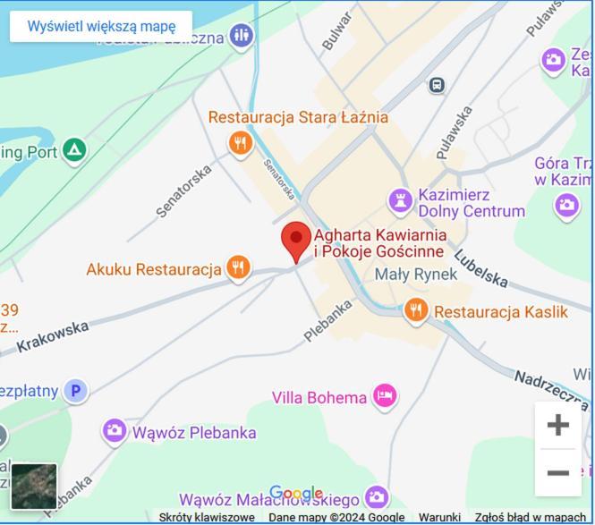 Agharta Bed & Breakfast Kazimierz Dolny Bagian luar foto